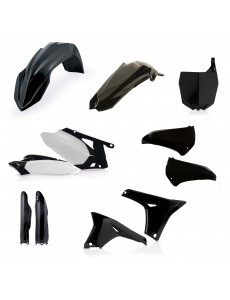 KIT PLÁSTICOS COMPLETO ACERBIS YAMAHA YZ-F 450 2010 - 2013 PRETO E BRANCO II